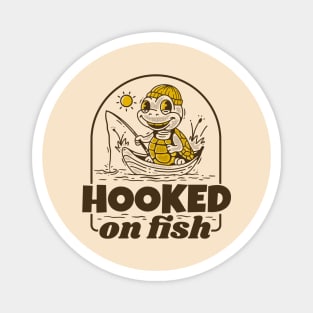 Hooked on fish Magnet